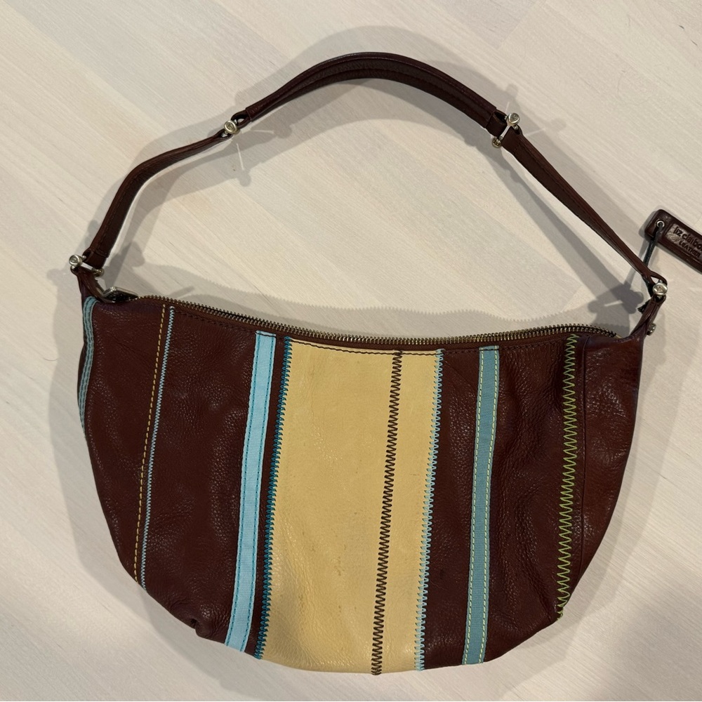 Liz Claiborne Vintage Leather Hobo Bag